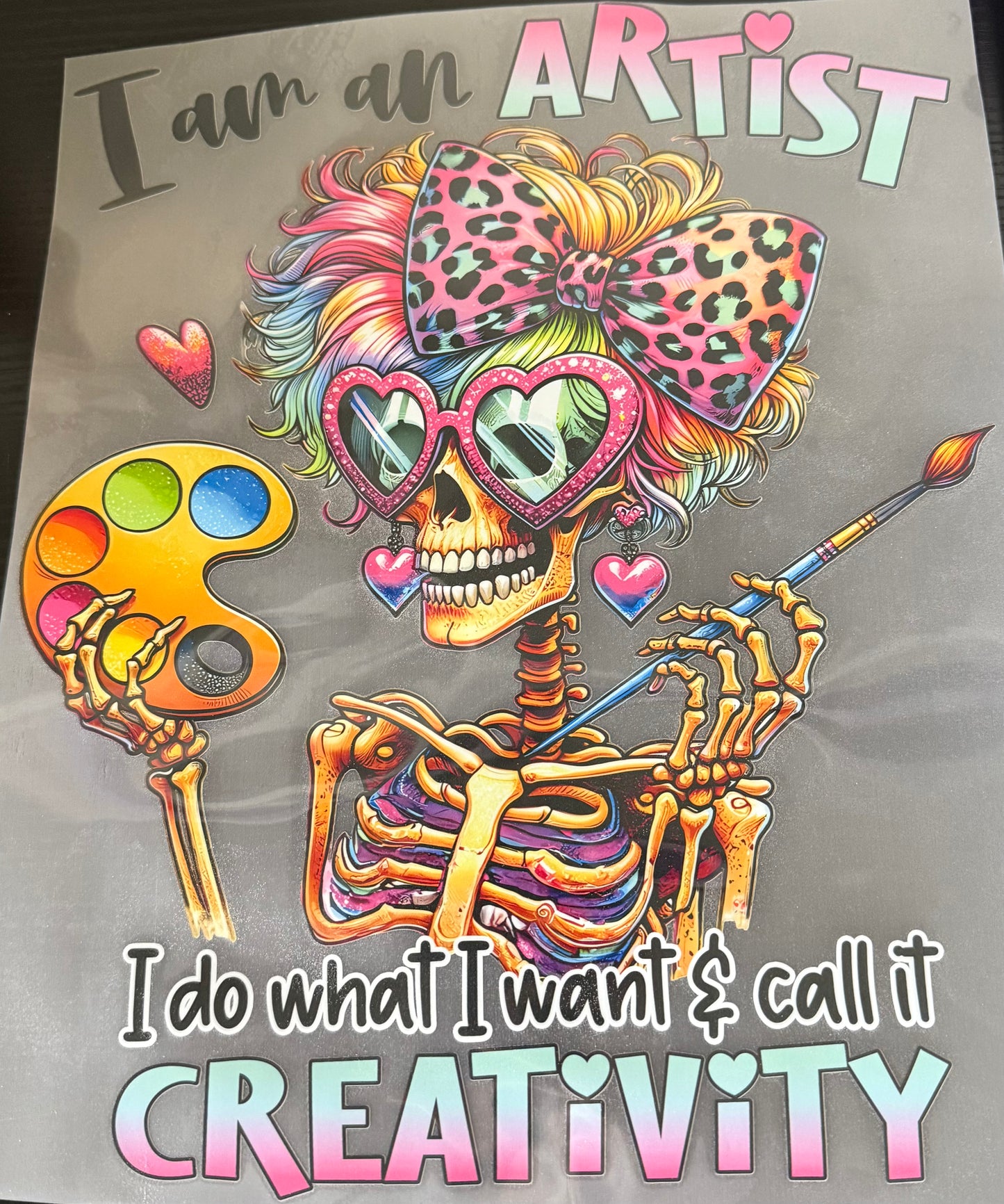 DTF Print I am a Artist